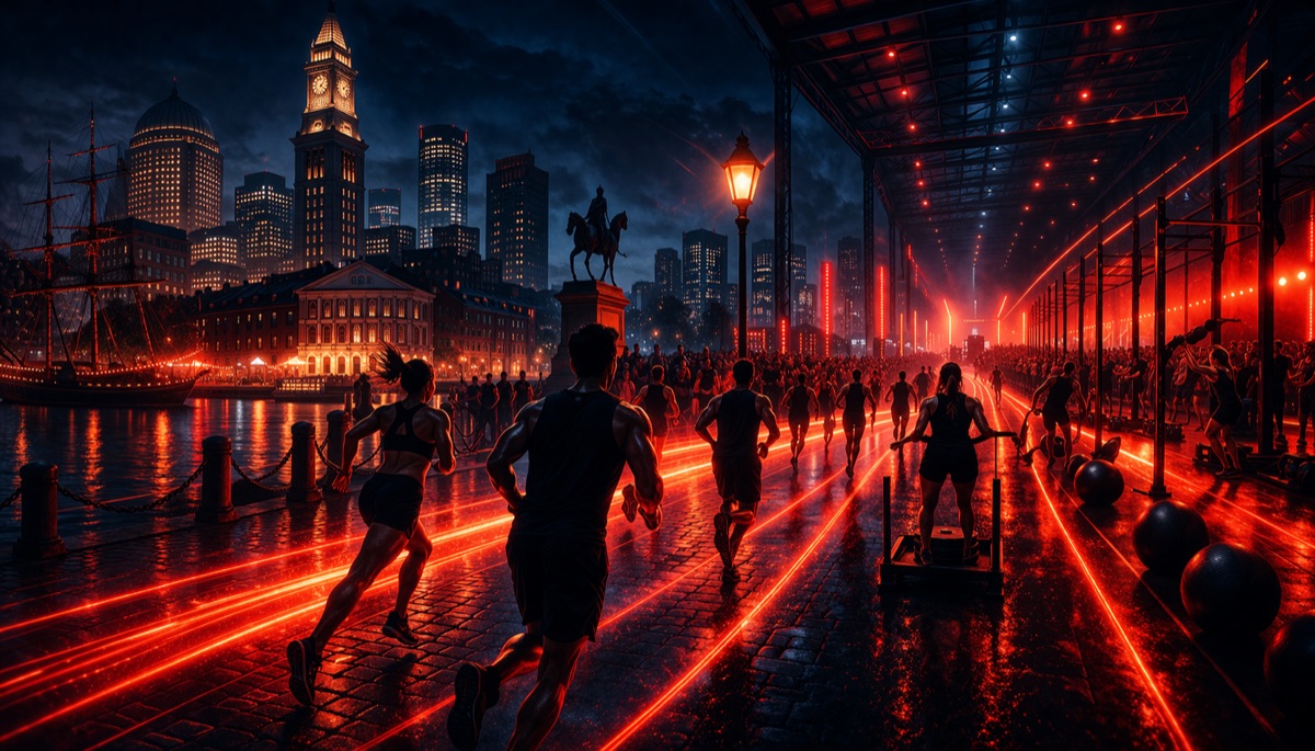 HYROX race start line